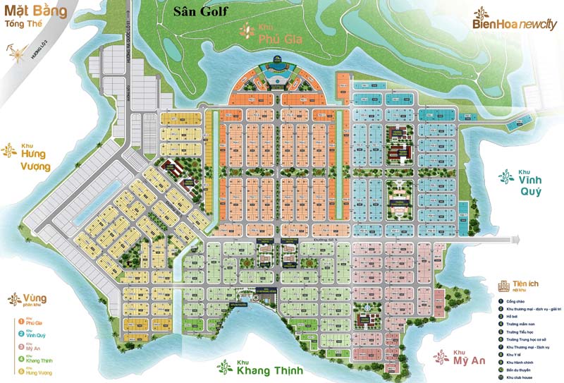 Mặt bằng Biên Hòa New City