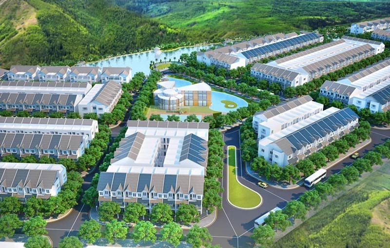 Phối cảnh khu dân cư Hưng Thịnh tại TP Quy Nhơn.