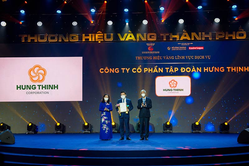 Hưng Thịnh nhận giải thương hiệu vàng TP.HCM 2021