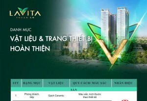 Lavita Thuận An bàn giao những gì