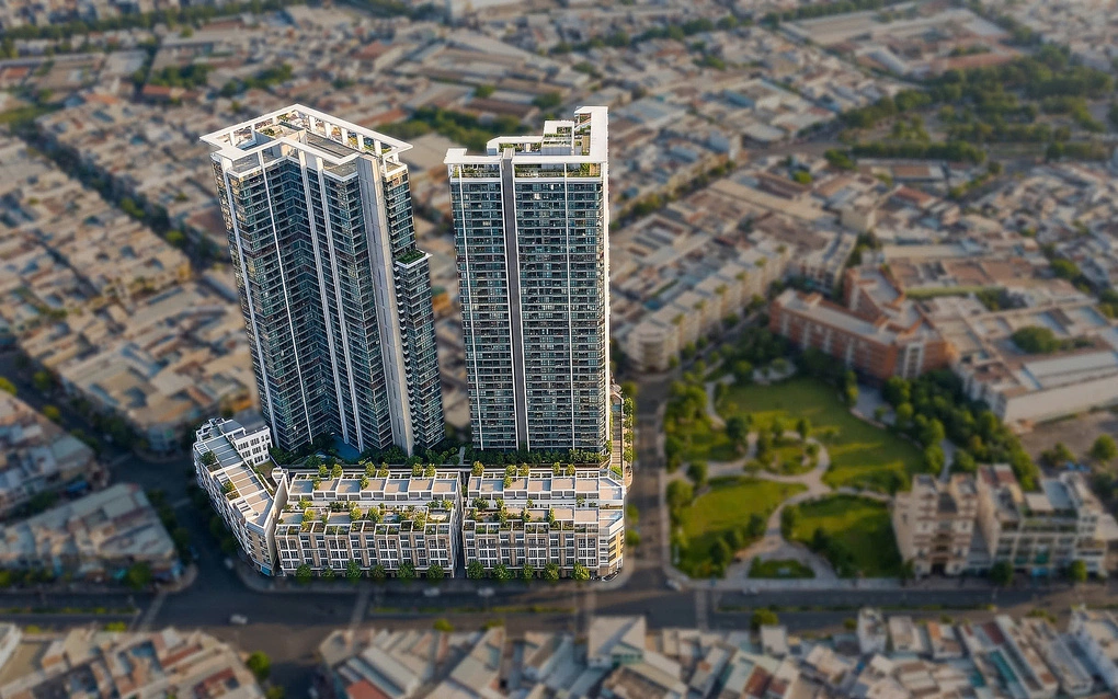 Phối cảnh chung cư khu vực Mả Lạng