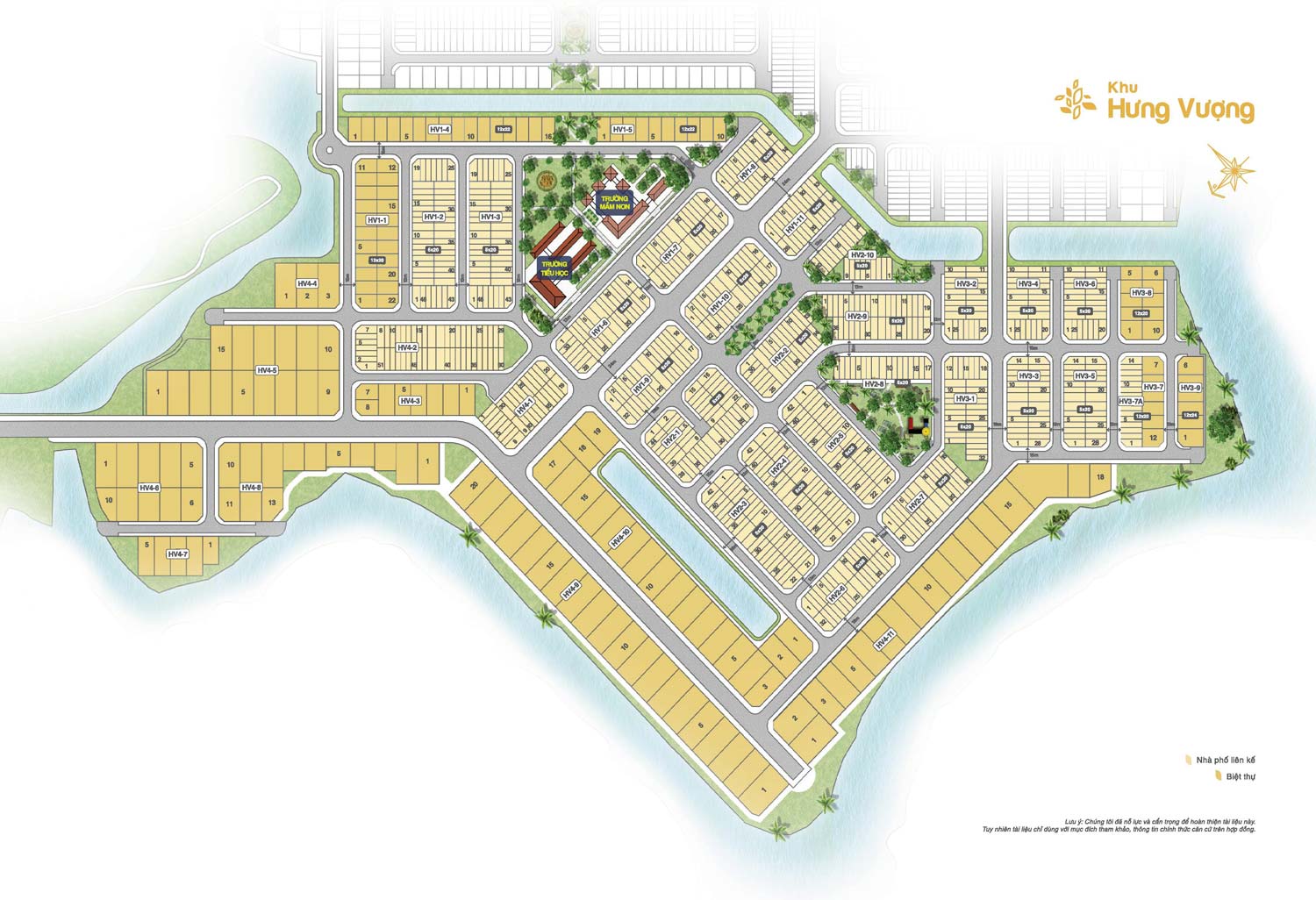 Mặt bằng Biên Hòa New City khu Hưng Vượng