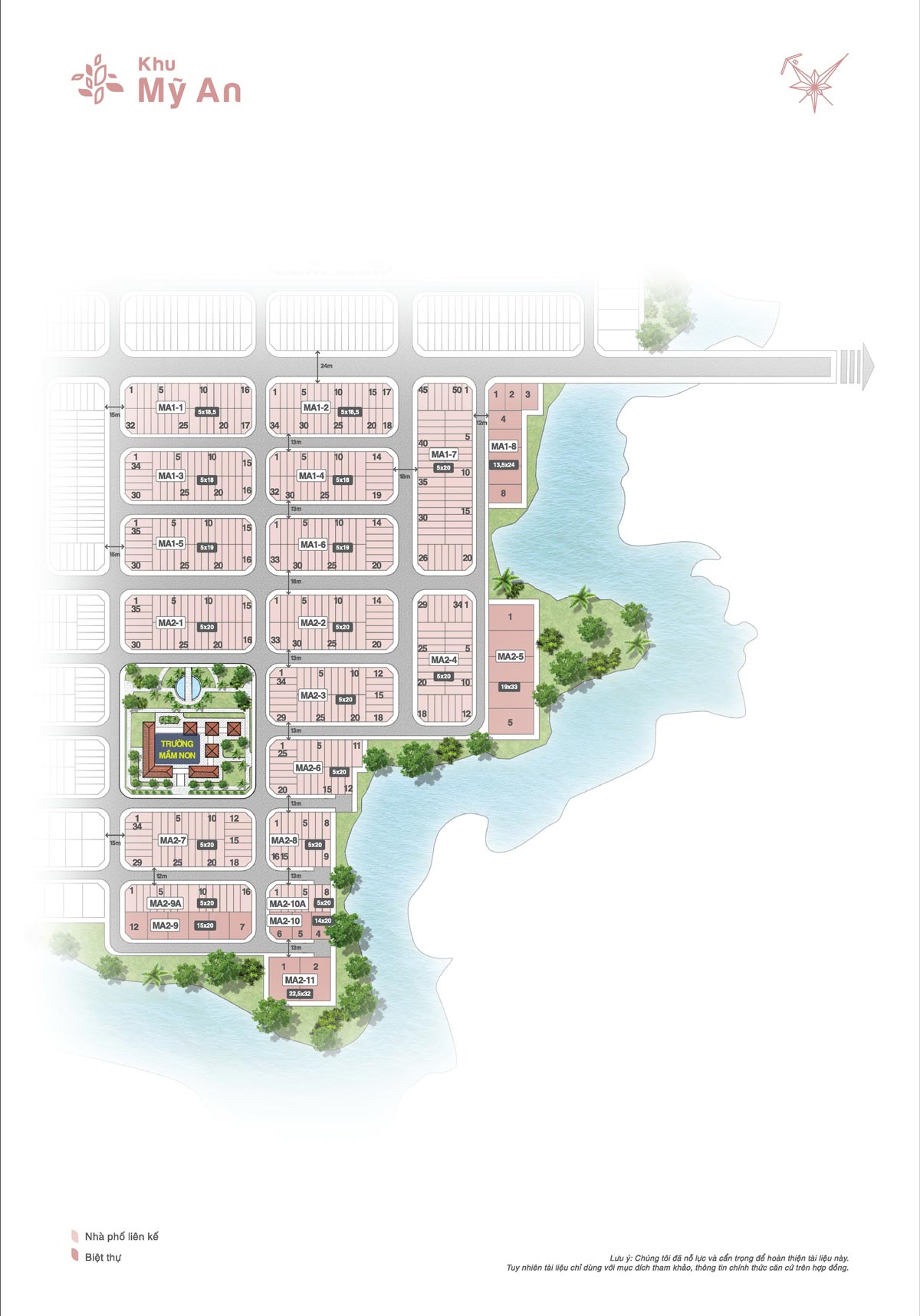Mặt bằng Biên Hòa New City khu Mỹ An