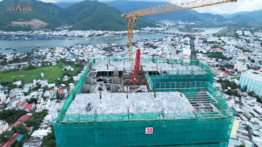 Tiến độ thi công Grand Mark Nha Trang tháng 10/2022