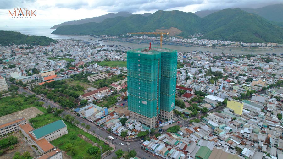 Tiến độ thi công Grand Mark Nha Trang tháng 10/2022