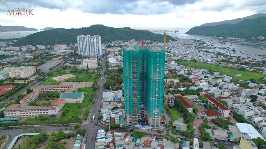 Tiến độ thi công Grand Mark Nha Trang tháng 10/2022