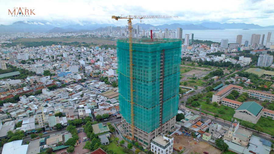 Tiến độ thi công Grand Mark Nha Trang tháng 10/2022
