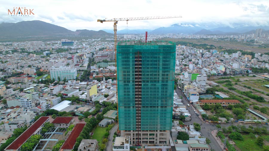 Tiến độ thi công Grand Mark Nha Trang tháng 10/2022