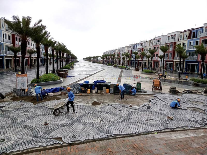 Tiến độ thi công Hải Giang Merry Land 11/2021