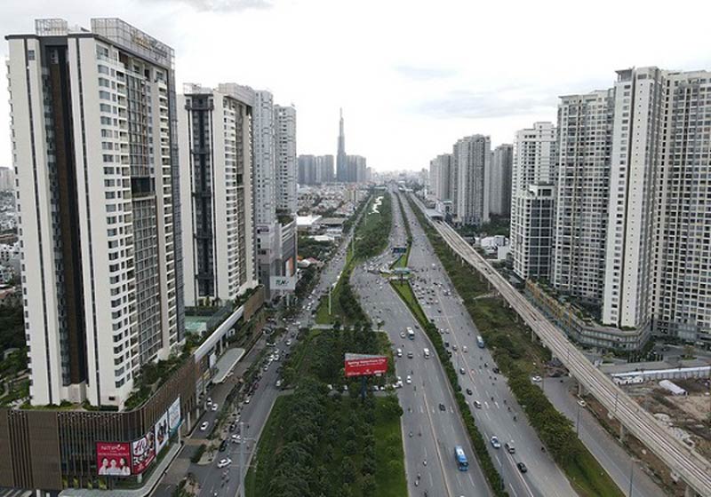 chung cư và nhà phố