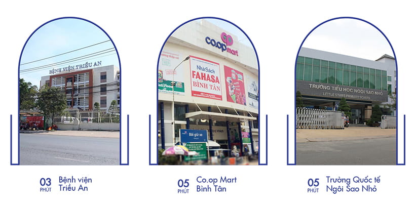 tiện ích ngoại khu Moonlight Centre Point