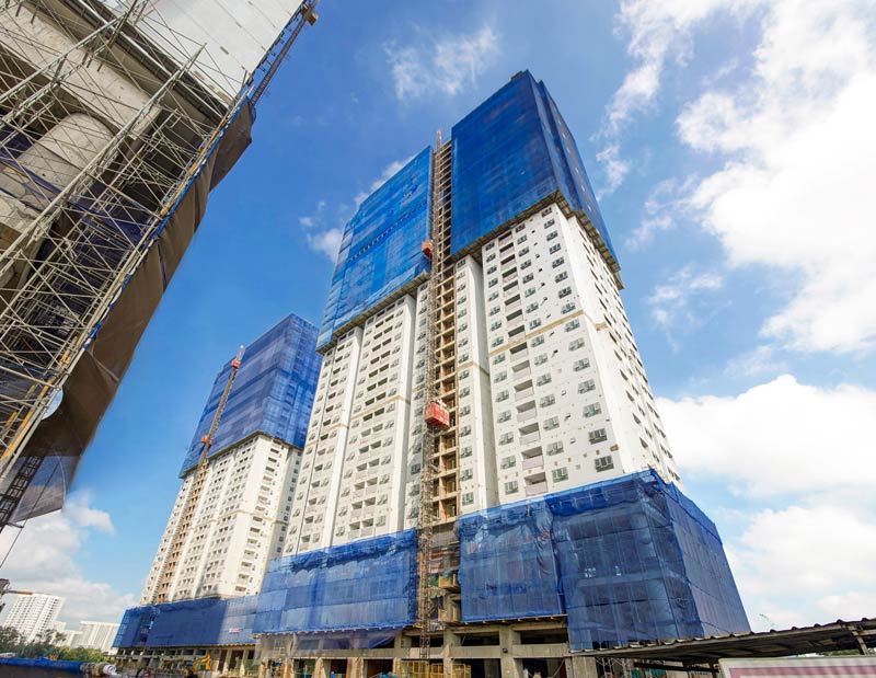 Tiến độ thi công Q7 Riverside tháng 2/2022