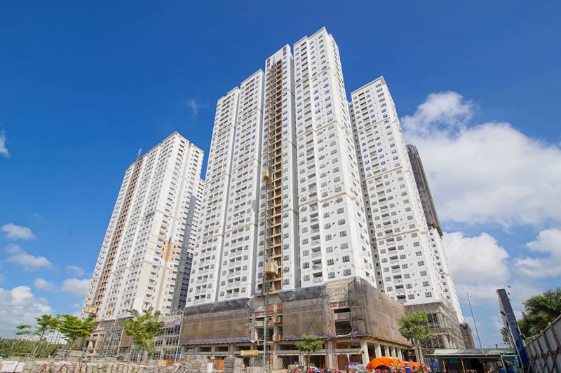 Tiến độ thi công Q7 Riverside tháng 2/2022