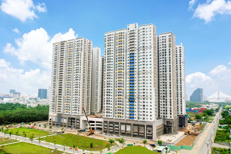 Tiến độ thi công Q7 Riverside tháng 4/2022