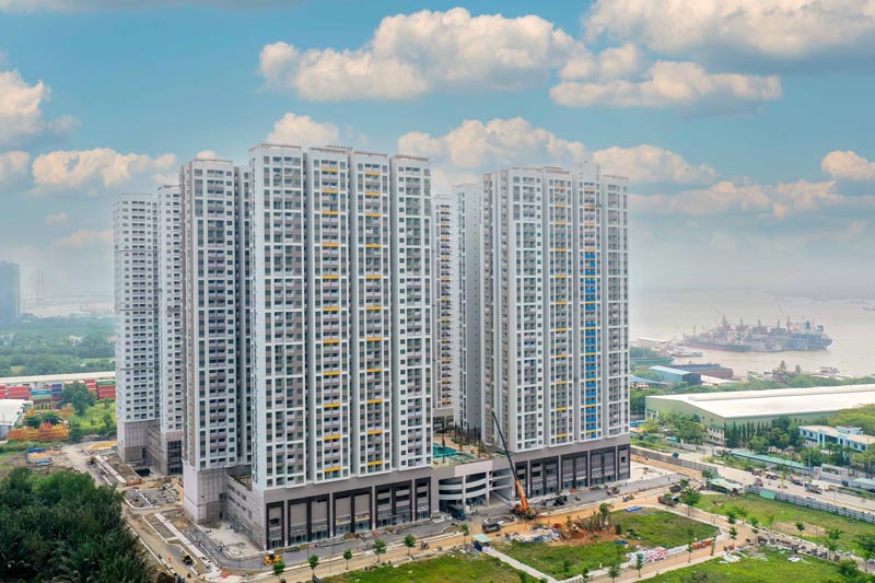 Tiến độ thi công Q7 Riverside tháng 5/2022