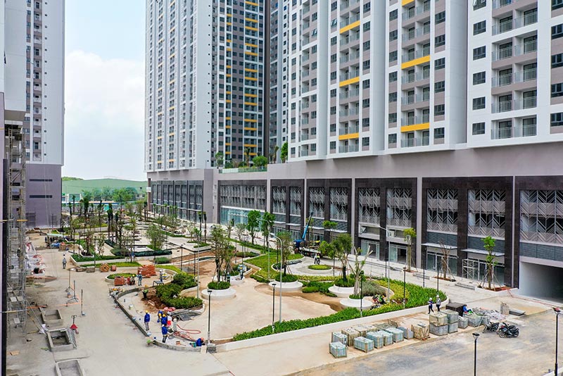 Tiến độ thi công Q7 Riverside tháng 6/2022
