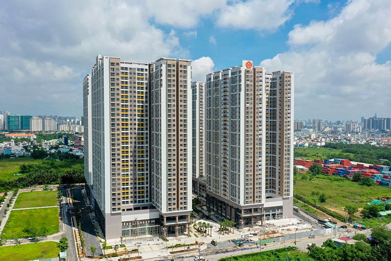 Tiến độ thi công Q7 Riverside tháng 7/2022