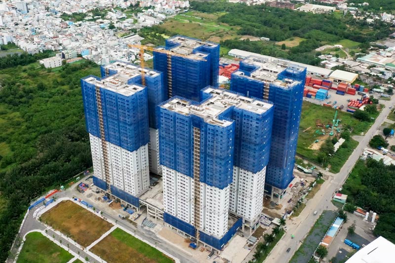 Tiến độ thi công Q7 Riverside tháng 10/2021