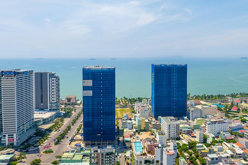 Tiến độ thi công Quy Nhơn Melody tháng 08/2022