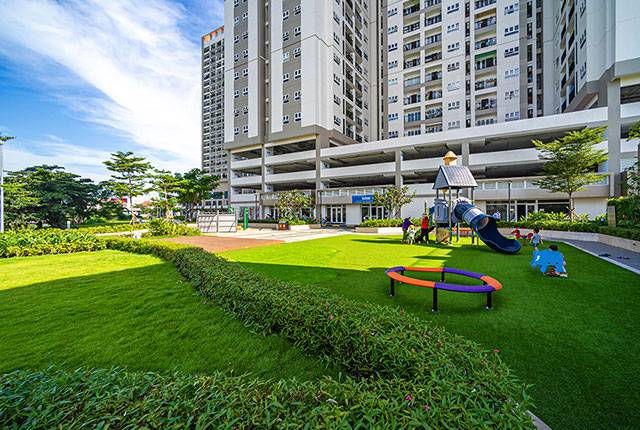 Hình ảnh dự án Richmond City hoàn thiện
