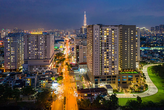 Hình ảnh dự án Richmond City hoàn thiện
