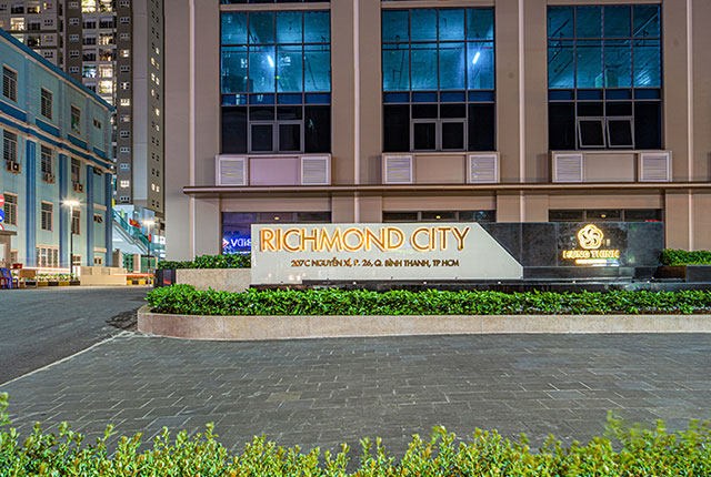Hình ảnh dự án Richmond City hoàn thiện