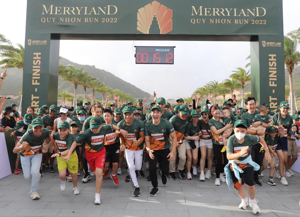 2.500 runner chinh phục đường chạy MerryLand Quy Nhơn Run
