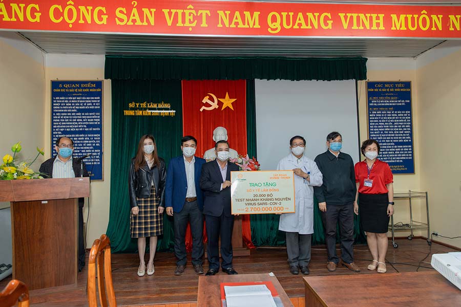 Hưng Thịnh tiếp tục hỗ trợ chống dịch Covid-19 gần 11 tỷ đồng