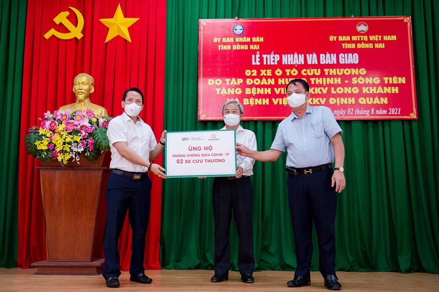Hưng Thịnh tiếp tục hỗ trợ chống dịch Covid-19 gần 11 tỷ đồng