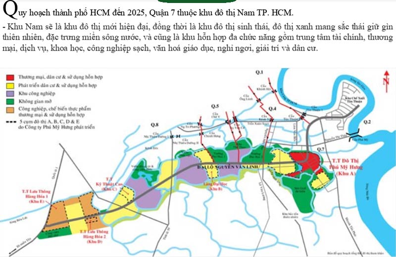 Quy hoạch quận 7 đến năm 2025