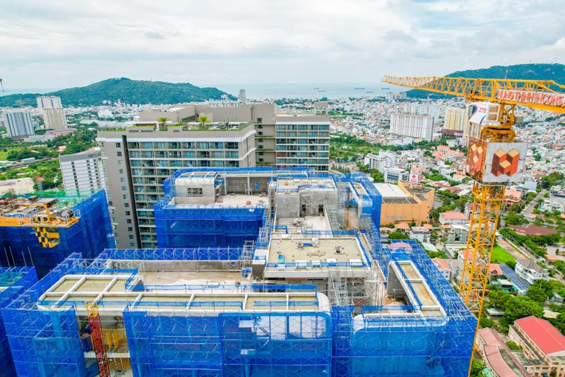 Tiến độ thi công Vung Tau Pearl tháng 10/2022