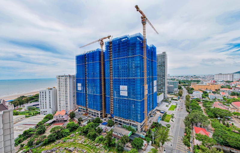 Tiến độ thi công Vung Tau Pearl tháng 10/2022