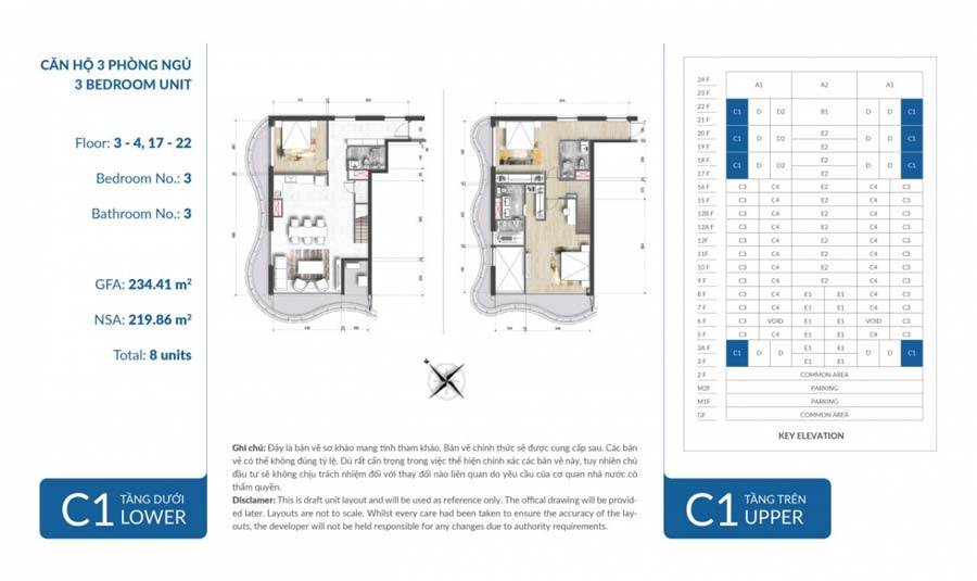Thiết kế căn hộ Waterina Suites